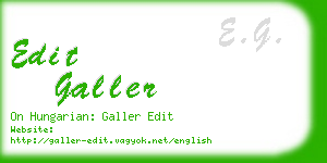 edit galler business card